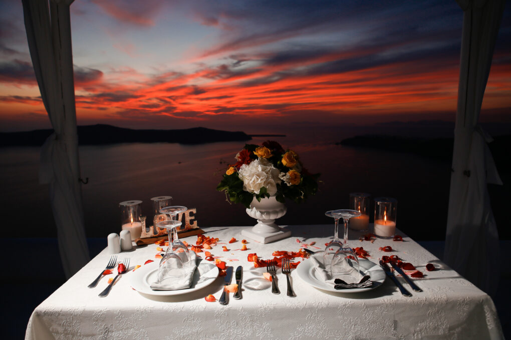 Santorini Private Dinner with view