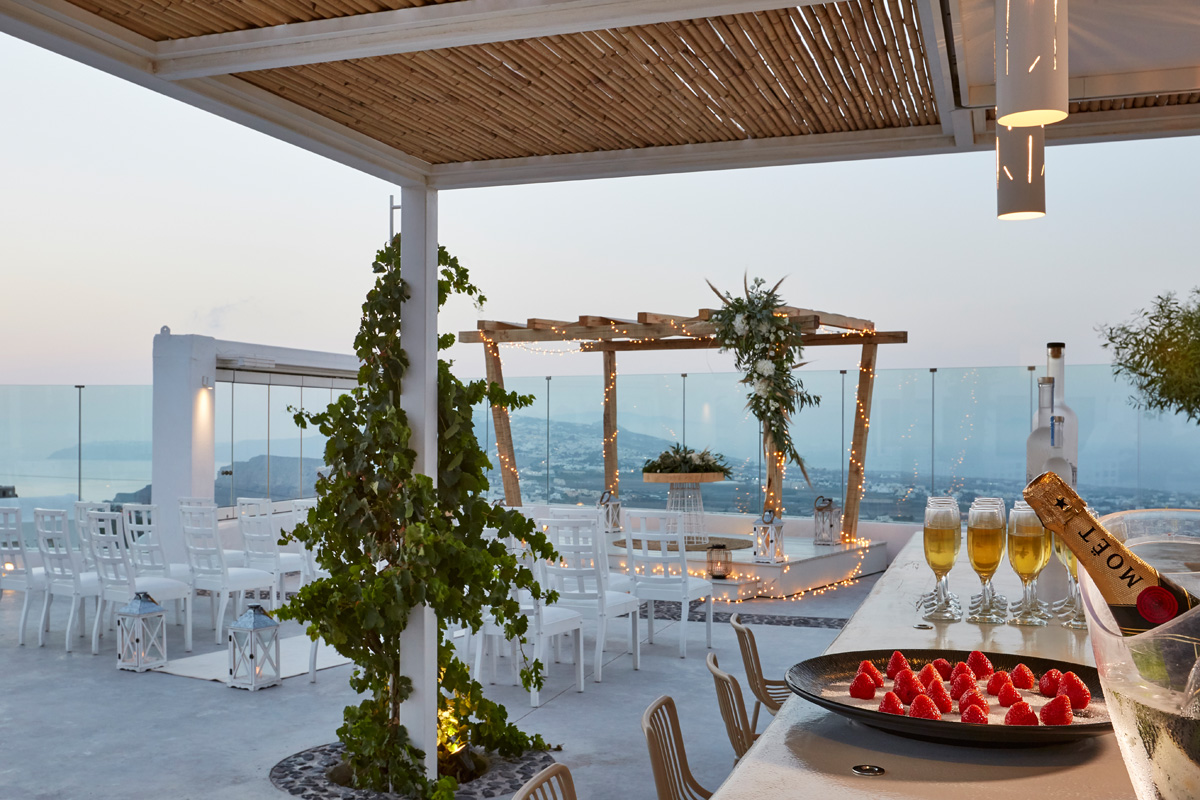 Santorini Wedding Ceremony & Reception Venue